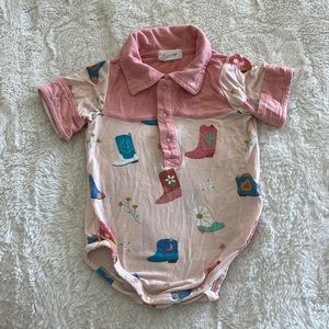 Angel dear cowgirl onesie